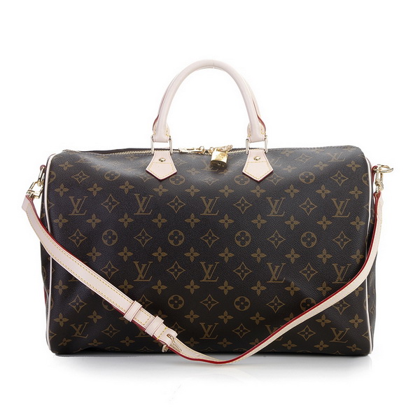 Louis Vuitton Monogram Canvas Speedy 40 with Shoulder Strap M40393